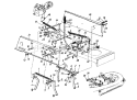 Page B Diagram and Parts List for 1361614G401 1996 Yard Man Lawn Tractor
